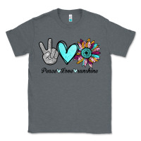 Charcoal Heather Peace Love Sunshine Classic Tee - Bettercallsaul