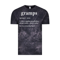 Cloud Black Grandpa Gift for Gramps, Fathers Day Birthday Gift Idea Vintage Tee - trangStudio