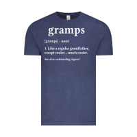 Vintage Denim Grandpa Gift for Gramps, Fathers Day Birthday Gift Idea Vintage Tee - trangStudio