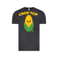 Vintage Black corn t  shirt c r o p t o p t  shirt Vintage Tee - trangStudio