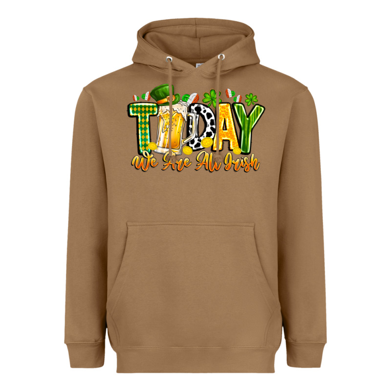 Today We Are All Irish Heavyweight Hoodie by CowhideDigitalArt | Teevron