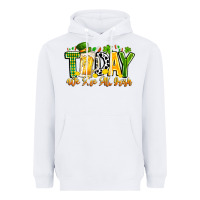 White today we are all irish Heavyweight Hoodie - CowhideDigitalArt