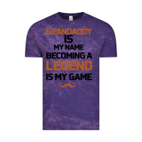 Cloud Purple Grandaddy Is My Name Becoming A Legend Is My Game Vintage Tee - Bettercallsaul