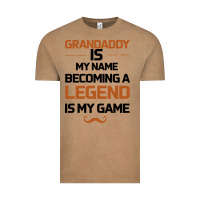 Vintage Coffee Grandaddy Is My Name Becoming A Legend Is My Game Vintage Tee - Bettercallsaul