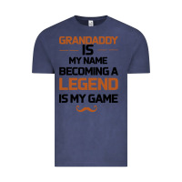 Vintage Denim Grandaddy Is My Name Becoming A Legend Is My Game Vintage Tee - Bettercallsaul