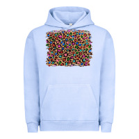 Pigment Grape Ice leopard with multiple color glitters Urban Hoodie - Artiststas