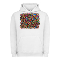 Pigment Lunar Rock leopard with multiple color glitters Urban Hoodie - Artiststas