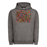 Pigment Tornado leopard with multiple color glitters Urban Hoodie - Artiststas