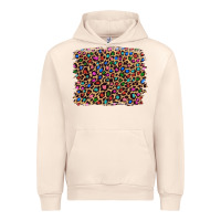 Leopard With Multiple Color Glitters Urban Hoodie | Teevron