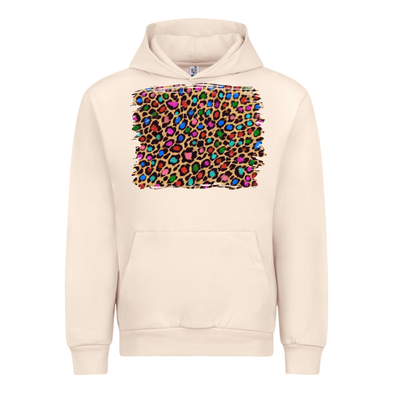 Leopard With Multiple Color Glitters Urban Hoodie by Artiststas | Teevron
