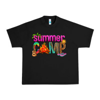 Black summer camp Urban Heavy Tee - NancyCooperArtShop