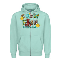 Seafoam crawfish season 2 Zipper Hoodie - FaDigitalArtStudio