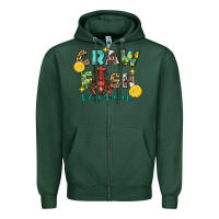Sports Green crawfish season 2 Zipper Hoodie - FaDigitalArtStudio