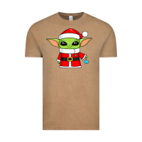 Vintage Coffee baby yoda christmas santa claus Vintage Tee - trangStudio
