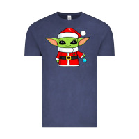 Vintage Denim baby yoda christmas santa claus Vintage Tee - trangStudio