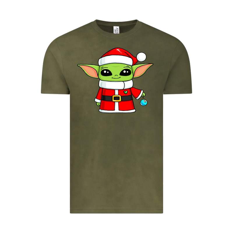 Baby Yoda Christmas Santa Claus Vintage Tee by trangStudio | Teevron