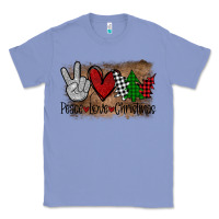 Colony Blue Peace Love Christmas Classic Tee - Bettercallsaul