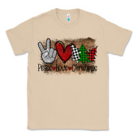 Mushroom Peace Love Christmas Classic Tee - Bettercallsaul