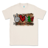 Natural Peace Love Christmas Classic Tee - Bettercallsaul