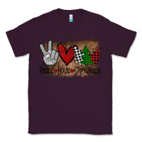 Plum Peace Love Christmas Classic Tee - Bettercallsaul