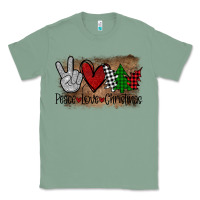 Sage Peace Love Christmas Classic Tee - Bettercallsaul