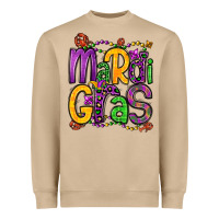 Mushroom mardi gras Heavyweight Sweatshirt - OliviaCreatesArt