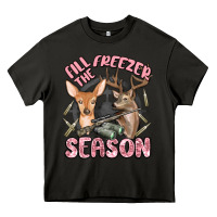 Asphalt fill the freezer season Heavy Core Tee - MaliasSmallBusiness