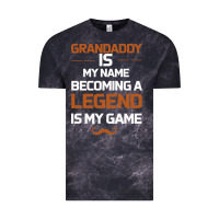 Cloud Black Grandaddy Is My Name Becoming A Legend Is My Game Vintage Tee - Bettercallsaul