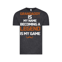 Vintage Black Grandaddy Is My Name Becoming A Legend Is My Game Vintage Tee - Bettercallsaul