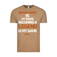 Vintage Coffee Grandaddy Is My Name Becoming A Legend Is My Game Vintage Tee - Bettercallsaul