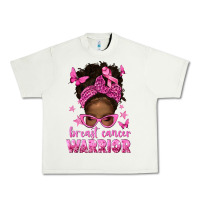 Pistachio afro messy bun breast cancer warrior Urban Heavy Tee - texasbilliewilder