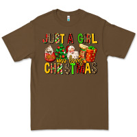 Cacao just a girl who loves christmas Premium Tee - MaliasSmallBusiness