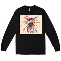 Black made in the usa Long Sleeve Tee - TumblerDesignByShophia