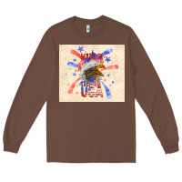 Chestnut made in the usa Long Sleeve Tee - TumblerDesignByShophia