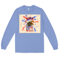 Colony Blue made in the usa Long Sleeve Tee - TumblerDesignByShophia
