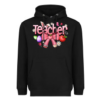 Black easter teacher Heavyweight Hoodie - CowhideDigitalArt