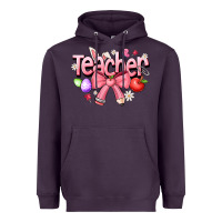 Plum easter teacher Heavyweight Hoodie - CowhideDigitalArt