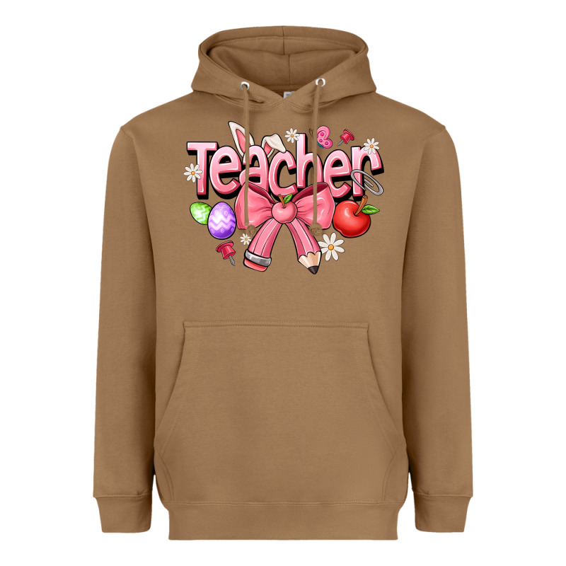 Easter Teacher Heavyweight Hoodie by CowhideDigitalArt | Teevron