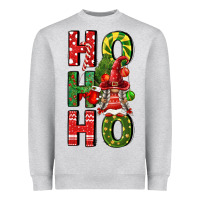 Heather Grey ho ho ho gnomes fa Heavyweight Sweatshirt - FaDigitalArtStudio