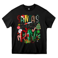 Black santas favorite registered nurse Heavy Core Tee - MaliasSmallBusiness