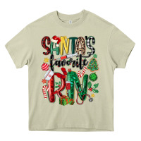 Mossy santas favorite registered nurse Heavy Core Tee - MaliasSmallBusiness