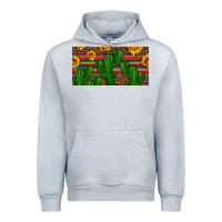 Heather Grey sunflowers and cactus license plate Urban Hoodie - Artiststas