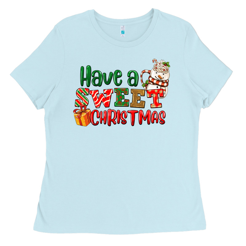 Have A Sweet Christmas Ladies Tee by NancyCooperArtShop | Teevron