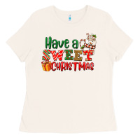 Bone Have a sweet Christmas Ladies Tee - NancyCooperArtShop