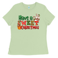 Matcha Have a sweet Christmas Ladies Tee - NancyCooperArtShop