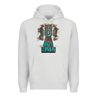 Dove Grey cross1 Premium Hoodie - RanaPortraitStore