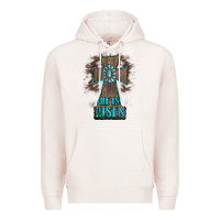 Pale Pink cross1 Premium Hoodie - RanaPortraitStore
