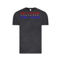 Vintage Black Elect A Clown Expect A Circus Political Vintage Tee - trangStudio
