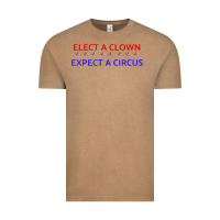 Vintage Coffee Elect A Clown Expect A Circus Political Vintage Tee - trangStudio