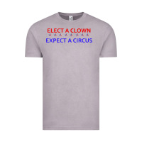 Vintage Zinc Elect A Clown Expect A Circus Political Vintage Tee - trangStudio